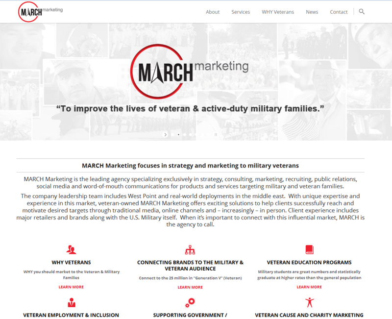 MARCH marketing website by Rich Karbowiak - RKcreative.com